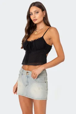 Top encaje espalda wendy de Edikted en Tops para argentina