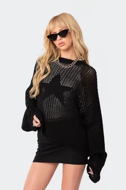 Sweater oversize estrellas de Edikted en Buzos y Sweaters para argentina