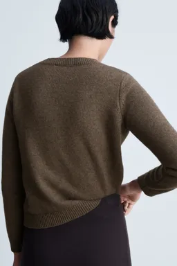 Remera lana cuello redondo de Mango en Buzos y Sweaters para argentina