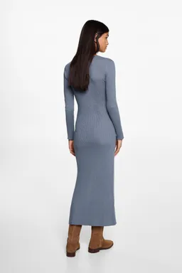 Vestido largo canalé de Mango Teen en Vestidos para argentina