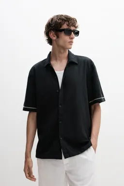 Camisa crepe con bordado de Lefties en Camisas para argentina