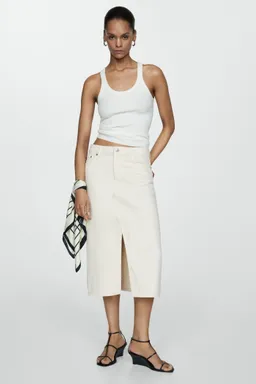 Falda midi jean de Mango en Faldas para argentina