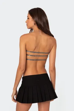 Top strapless espalda descubierta rayas de Edikted en Tops para argentina