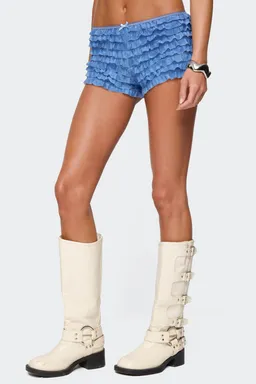 Shorts shailee con volados de Edikted en Shorts para argentina