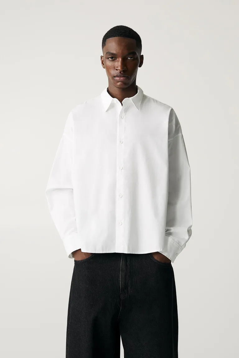 Camisa boxy manga larga de Pull&Bear en Camisas para argentina