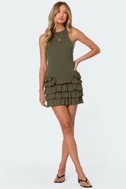 Mini vestido margot acanalado de Edikted en Vestidos para argentina