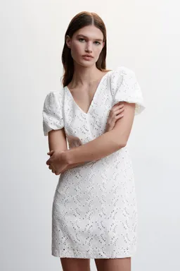 Vestido algodón espalda cruzada de Mango en Vestidos para argentina