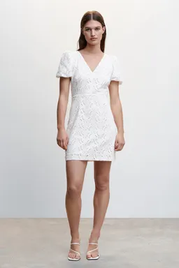 Vestido algodón espalda cruzada de Mango en Vestidos para argentina