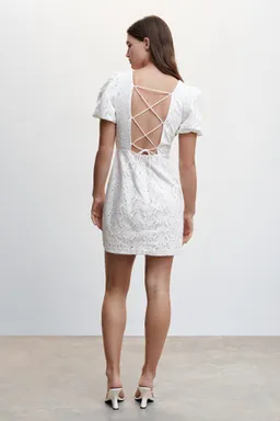 Vestido algodón espalda cruzada de Mango en Vestidos para argentina