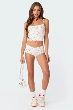 Musculosa estampada corazones de Edikted en Tops para argentina