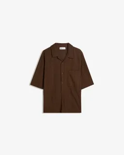 Camisa manga corta bordada de Bershka en Camisas para argentina