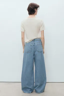 Jeans wideleg tiro medio de Mango en Pantalones para argentina