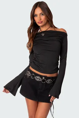 Top fruncido dana de Edikted en Tops para argentina