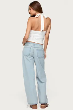 Top halter asimétrico kylan de Edikted en Tops para argentina