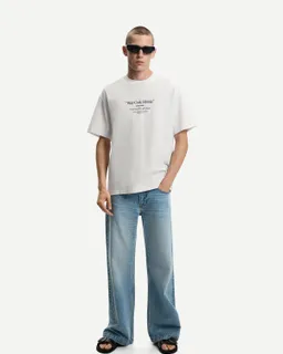 Remera oversize manga corta estampada de Bershka en Remeras y Polos para argentina