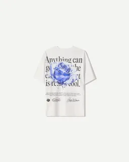 Remera oversize manga corta estampada de Bershka en Remeras y Polos para argentina