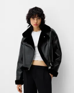 Campera biker doble faz de Bershka en Chaquetas para argentina