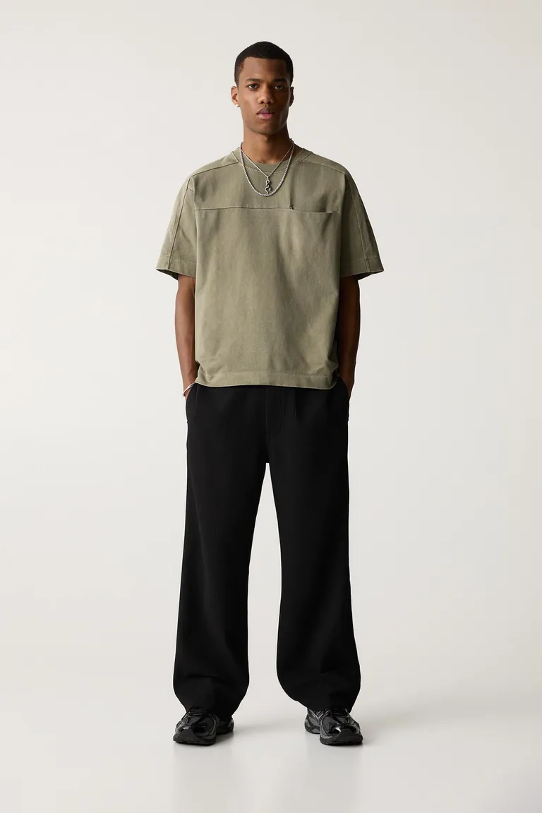 Pantalón jogger plisado de Pull&Bear en Pantalones para argentina