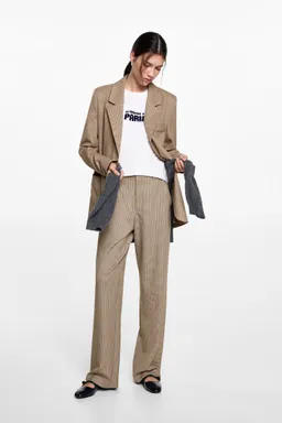 Pantalón traje pata gallo de Mango Teen en Pantalones para argentina