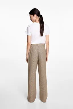 Pantalón traje pata gallo de Mango Teen en Pantalones para argentina