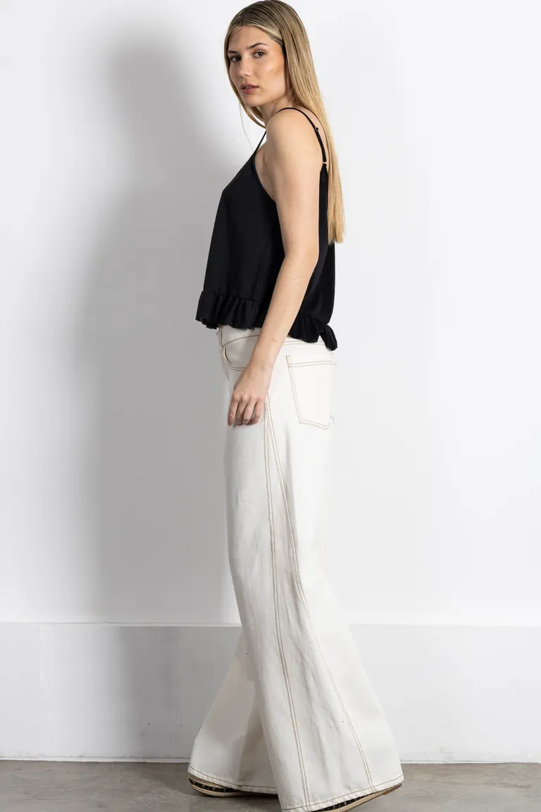 Pantalones anchos y cómodos con detalles en los costados de Kill en Pantalones para argentina