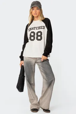 Remera oversized manga larga de Edikted en Remeras para argentina