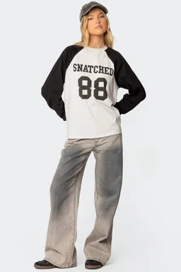 Remera oversized manga larga de Edikted en Remeras para argentina