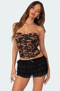 Corset leopardo lennox de Edikted en Bodies para argentina