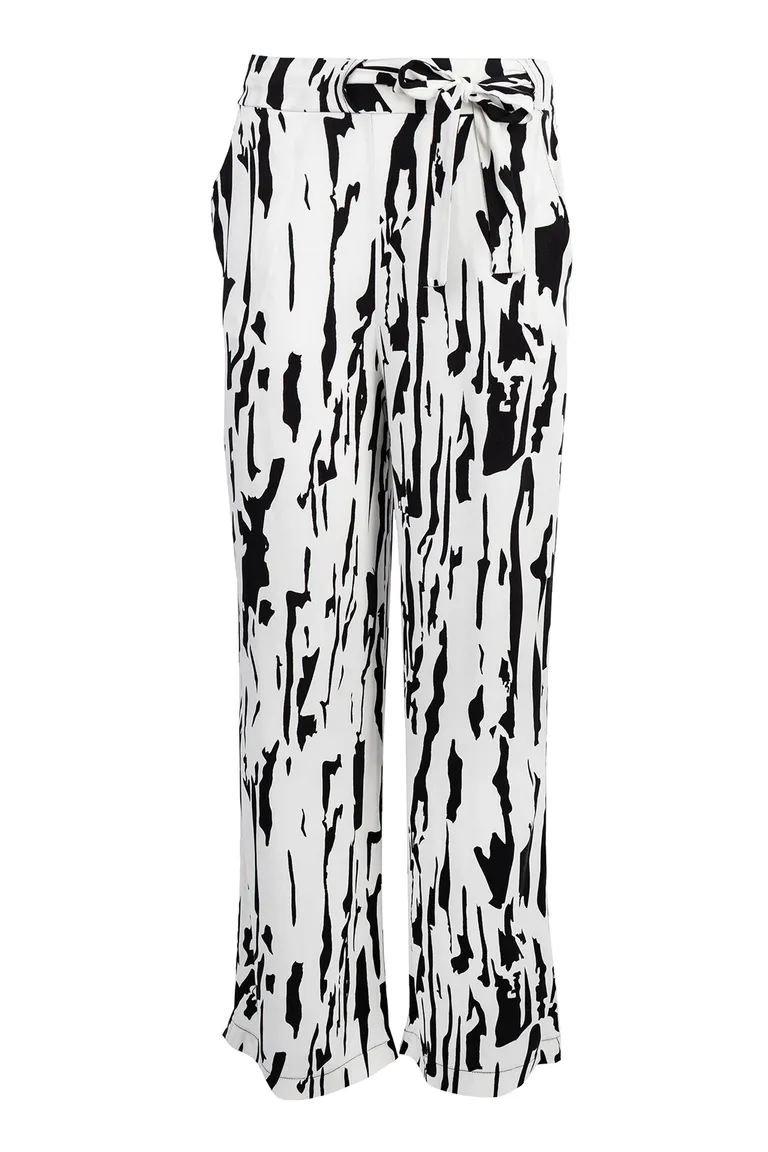 Pantalón estampado de silueta holgada con lazo ajustable en la cintura de Kill en Pantalones para argentina