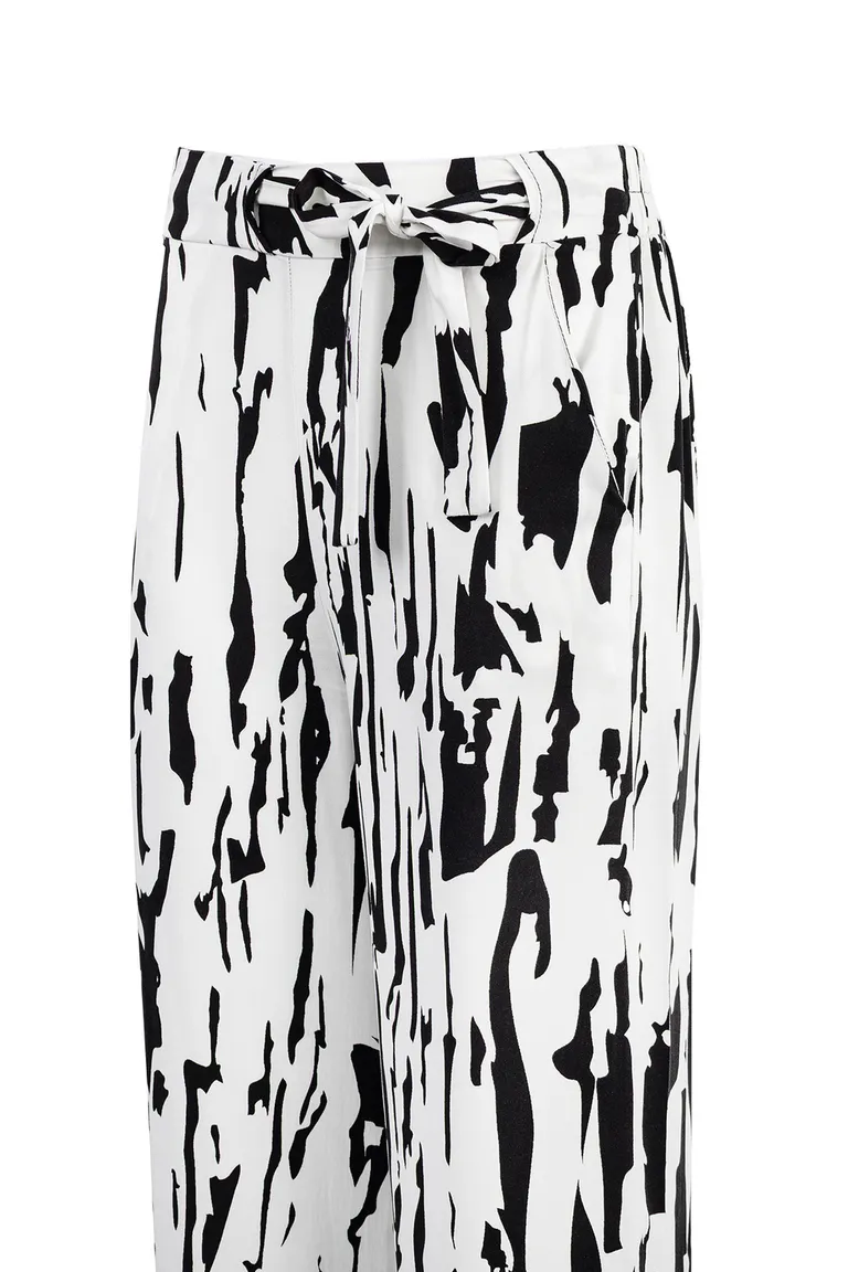 Pantalón estampado de silueta holgada con lazo ajustable en la cintura de Kill en Pantalones para argentina