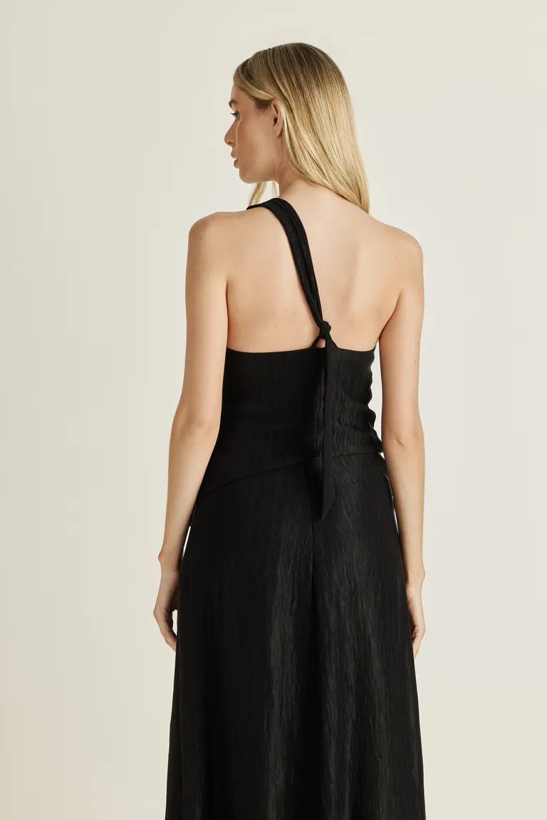 Top con espalda abierta y nudo en el hombro para un look sofisticado y sensual de Tucci en Tops para argentina