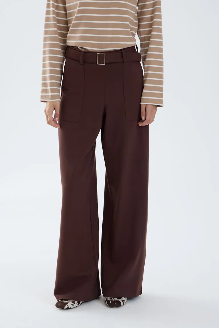 Pantalón de corte amplio con diseño de piernas holgadas y tiro alto de Portsaid en Pantalones para argentina