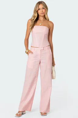 Pantalón lino arya de Edikted en Pantalones para argentina