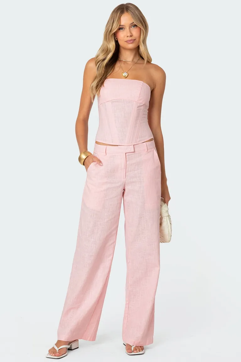 Pantalón lino arya de Edikted en Pantalones para argentina