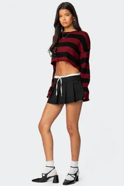 Mini falda pantalón plisada de Edikted en Shorts para argentina