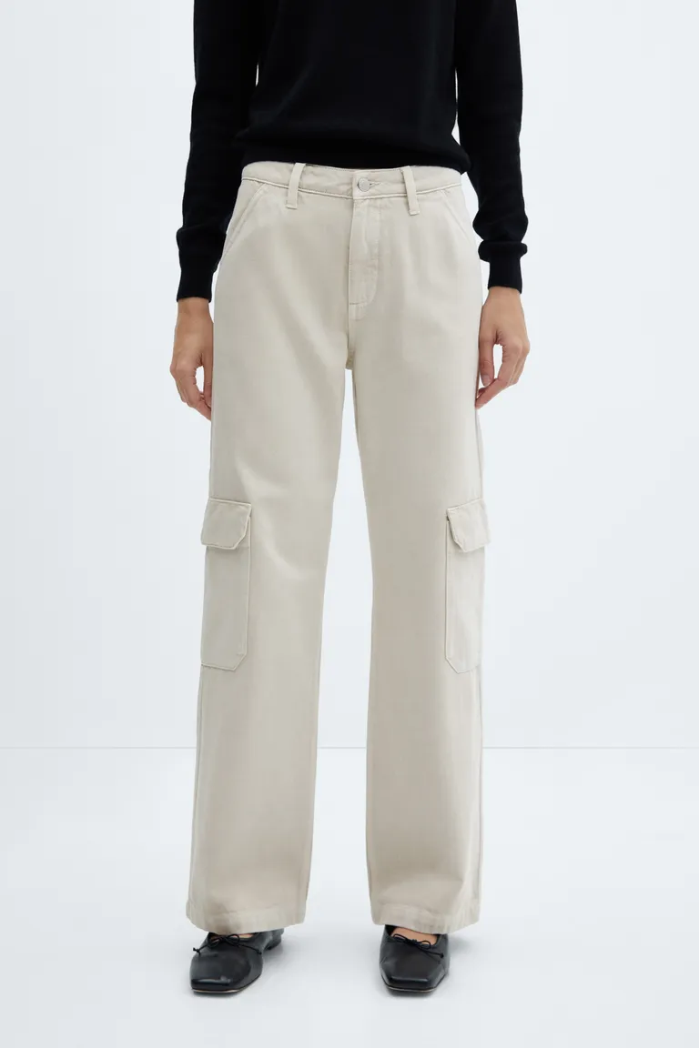 Jeans wideleg cargo de Mango en Pantalones para argentina