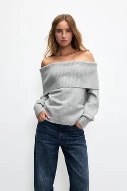 Jersey bardot soft touch de Pull&Bear en Buzos y Sweaters para argentina