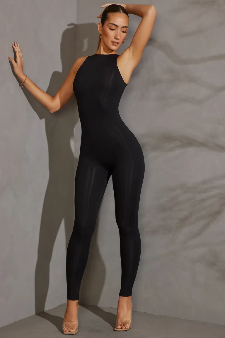 Mono cuello racer negro de Oh Polly en Monos para argentina