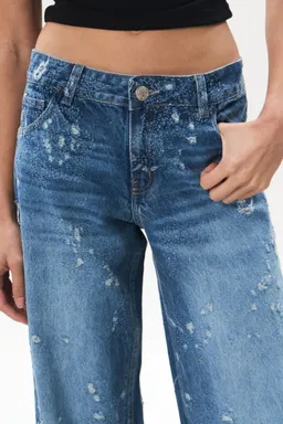 Jean denim wide tiro bajo ralph de Magda en Pantalones para argentina