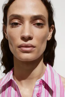 Vestido camisero cruzado rayas de Mango en Vestidos para argentina