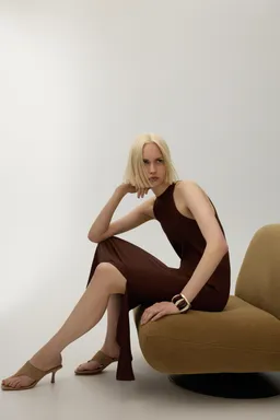 Vestido con cuello halter de Lefties en Vestidos para argentina