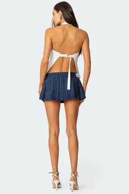 Mini skort daryn rayas de Edikted en Faldas para argentina