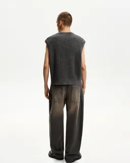 Chaleco waffle deslavado de Bershka en Buzos y Sweaters para argentina