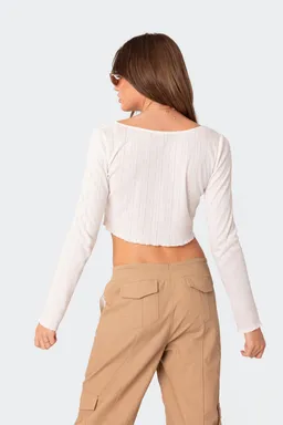 Crop top calado de Edikted en Tops para argentina