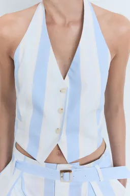 Chaleco halter rayas de Mango en Chalecos para argentina