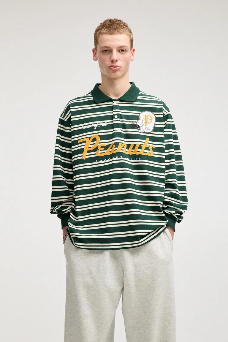 Polo peanuts rayas de Pull&Bear en Remeras y Polos para argentina