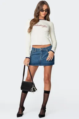 Minifalda denim chiara de Edikted en Faldas para argentina