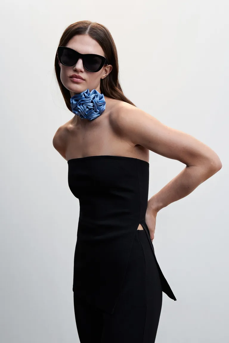 Top bandeau aberturas de Mango en Tops para argentina