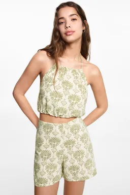 Short con estampado de Mango Teen en Shorts para argentina