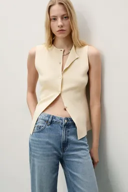 Jeans miami rectos tiro medio de Mango en Pantalones para argentina